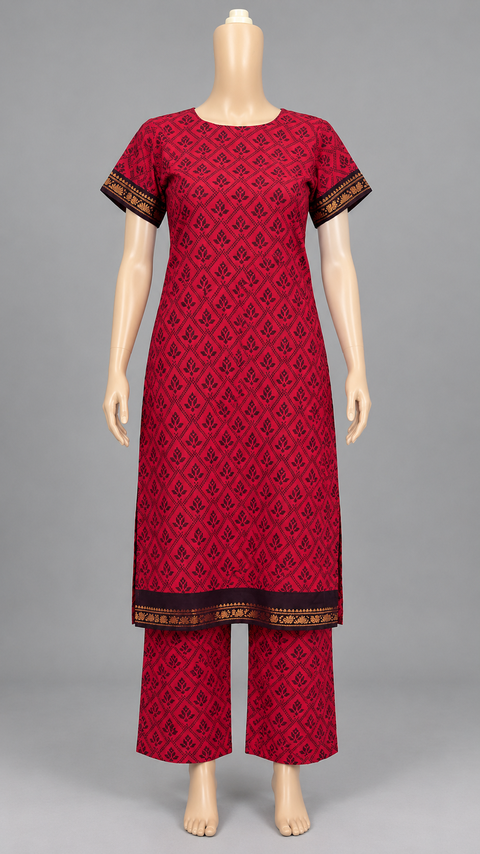 Madurai Sungudi Coords with sleeves