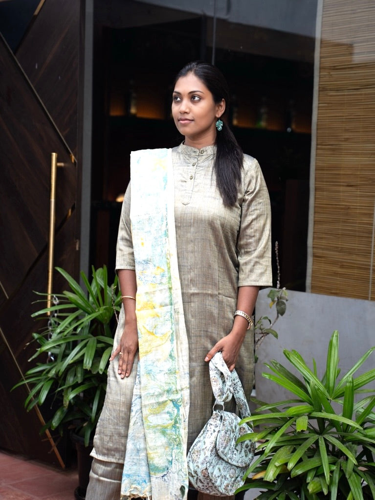 Incredible India Khadi Silk Coords Set with Dupatta Part II