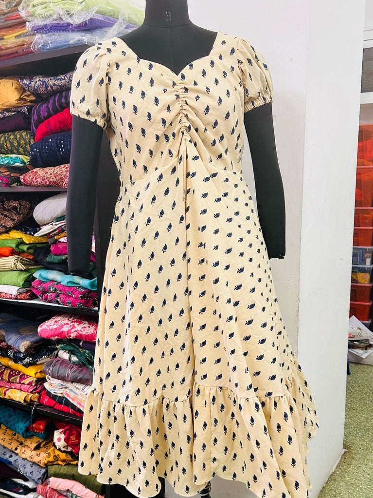 London Fog Off White Midi Dress