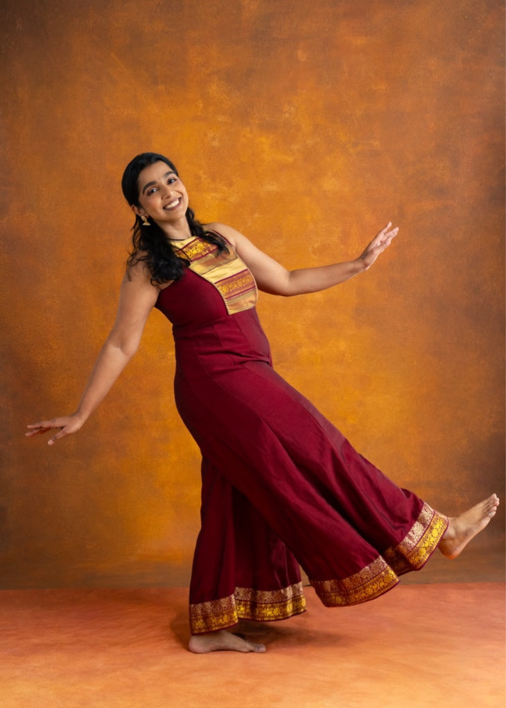 Tanjore Tales Silk Jumpsuits Seattle Store