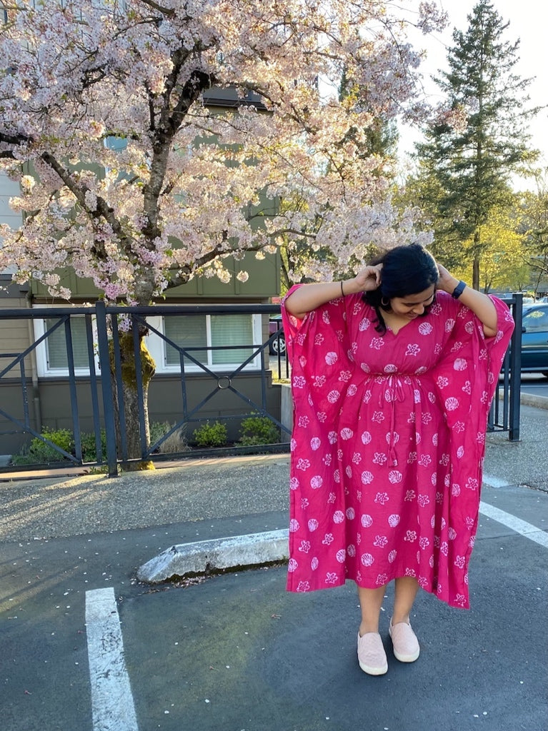 Casablancan Knee length Kaftan