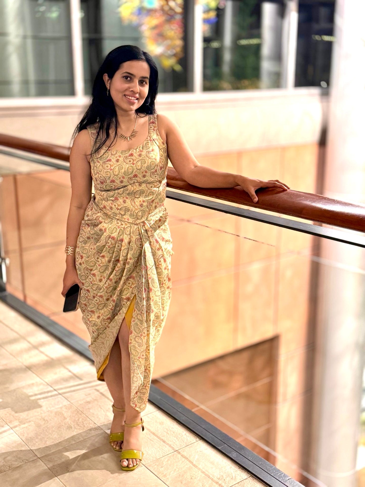 Parisian Paisley Corset and draped skirt Coords