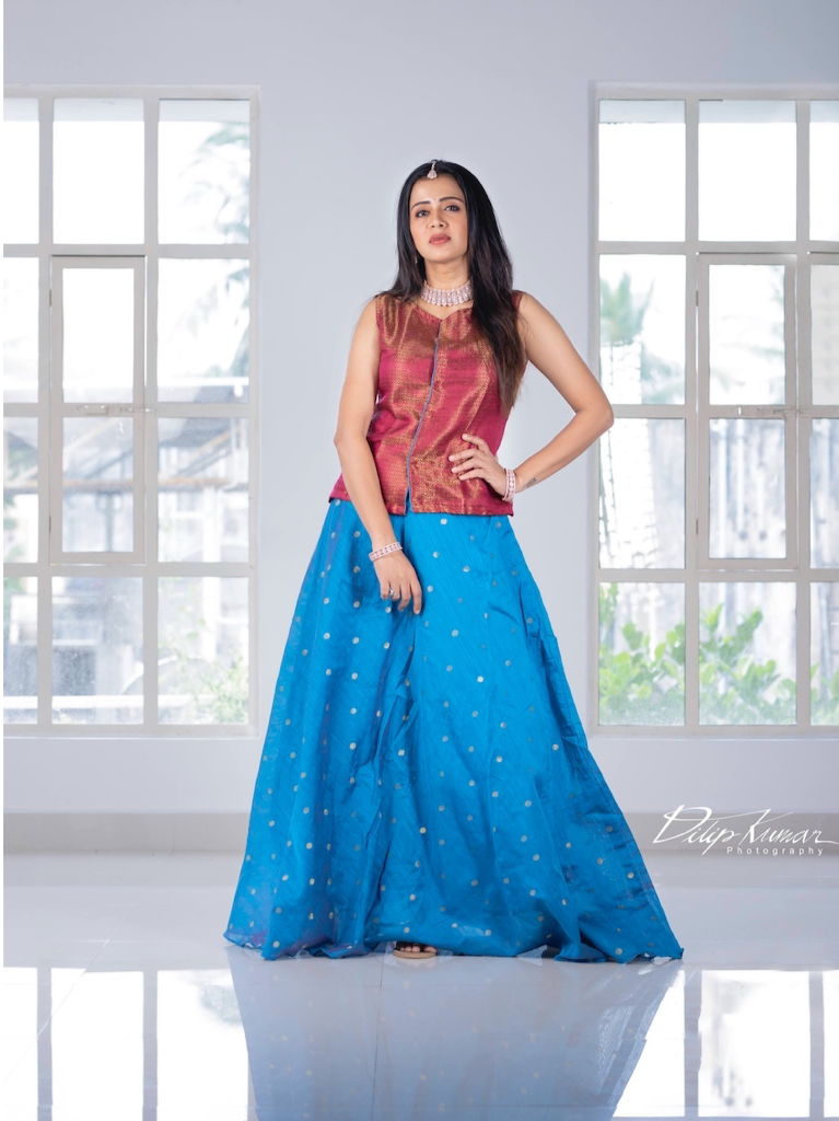 Indian long skirt and top deals set