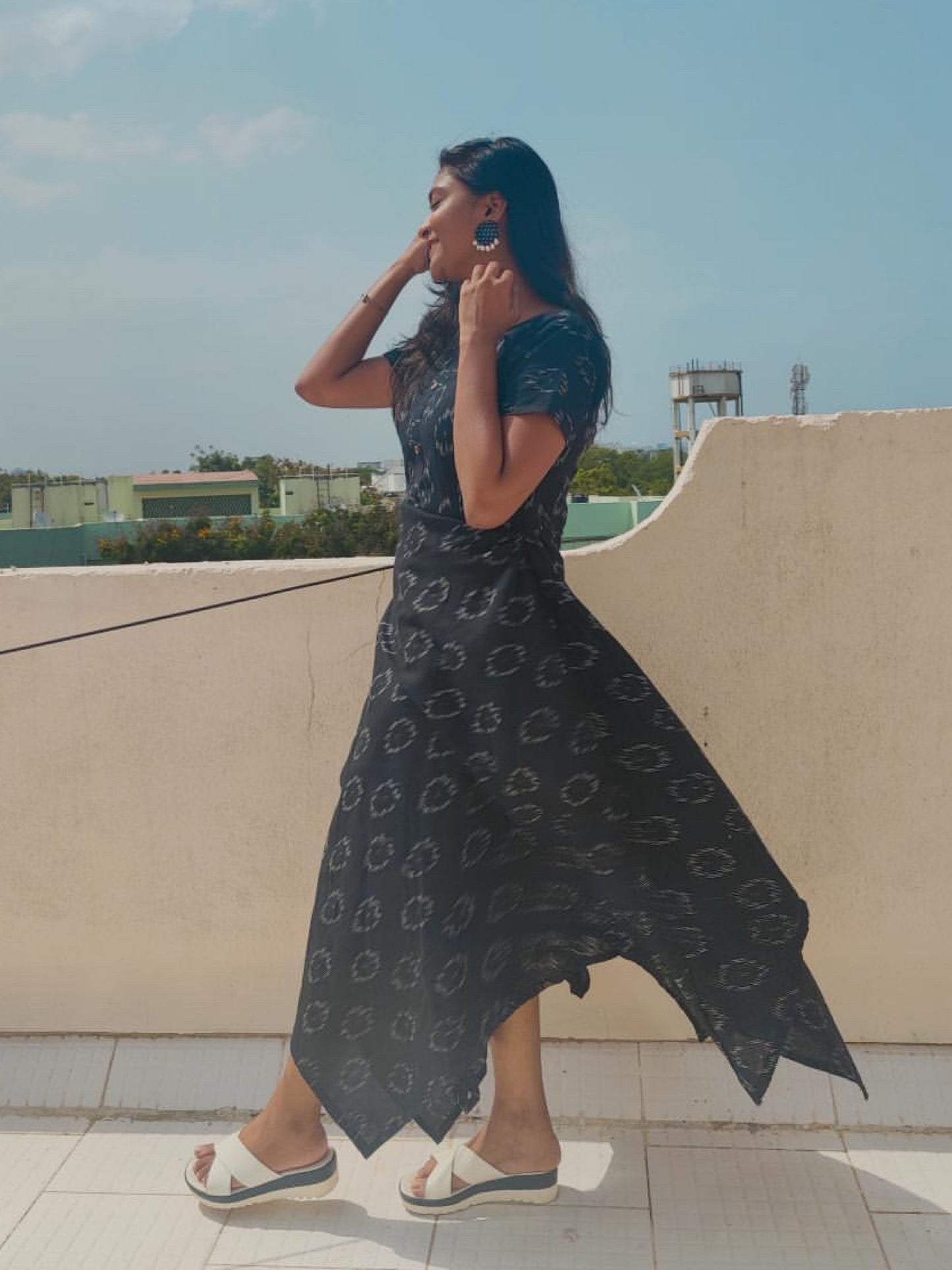 Great Wall Zigzag Maxi Dress