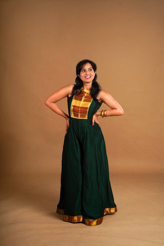 Tanjore Tales Silk Jumpsuits