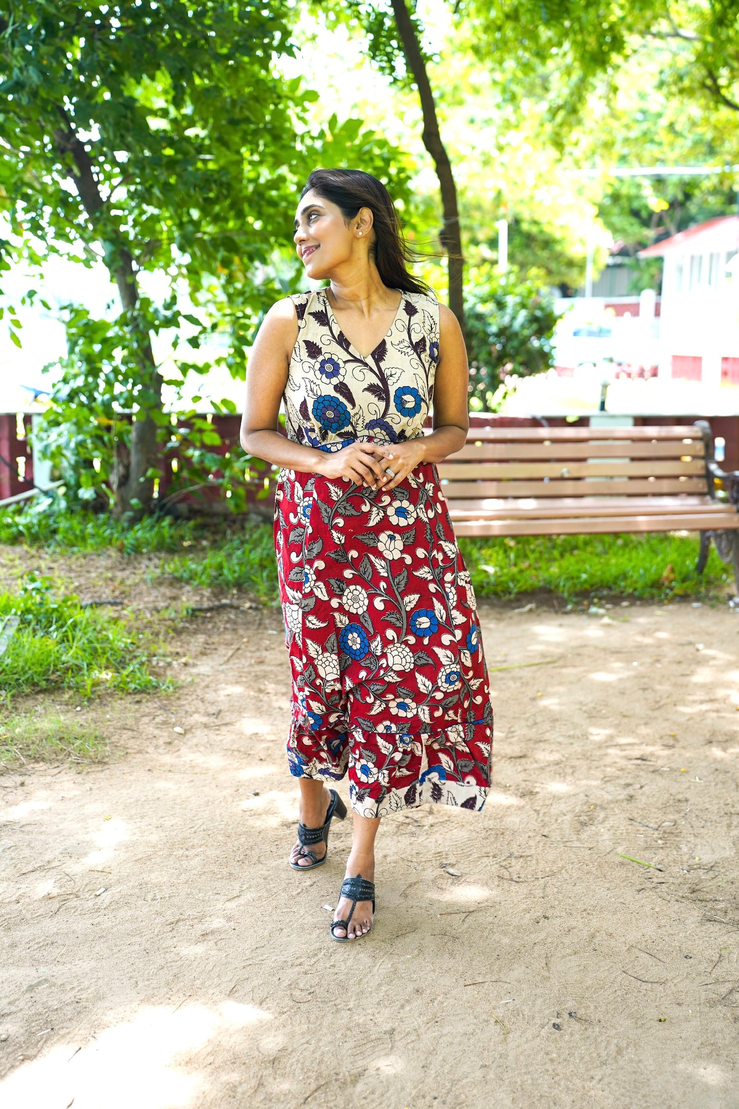 Burano Fusion Dress with florals