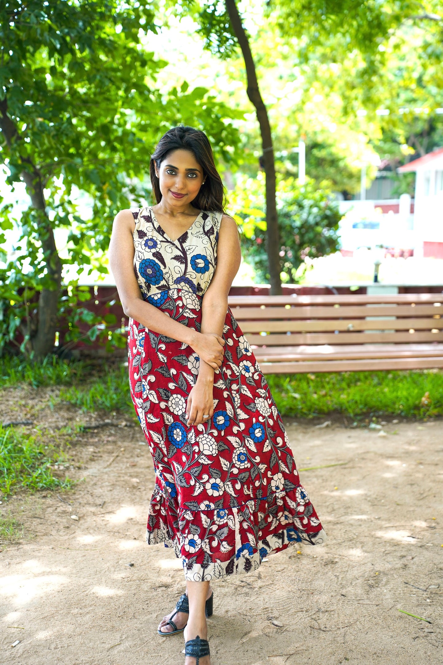 Burano Fusion Dress with florals