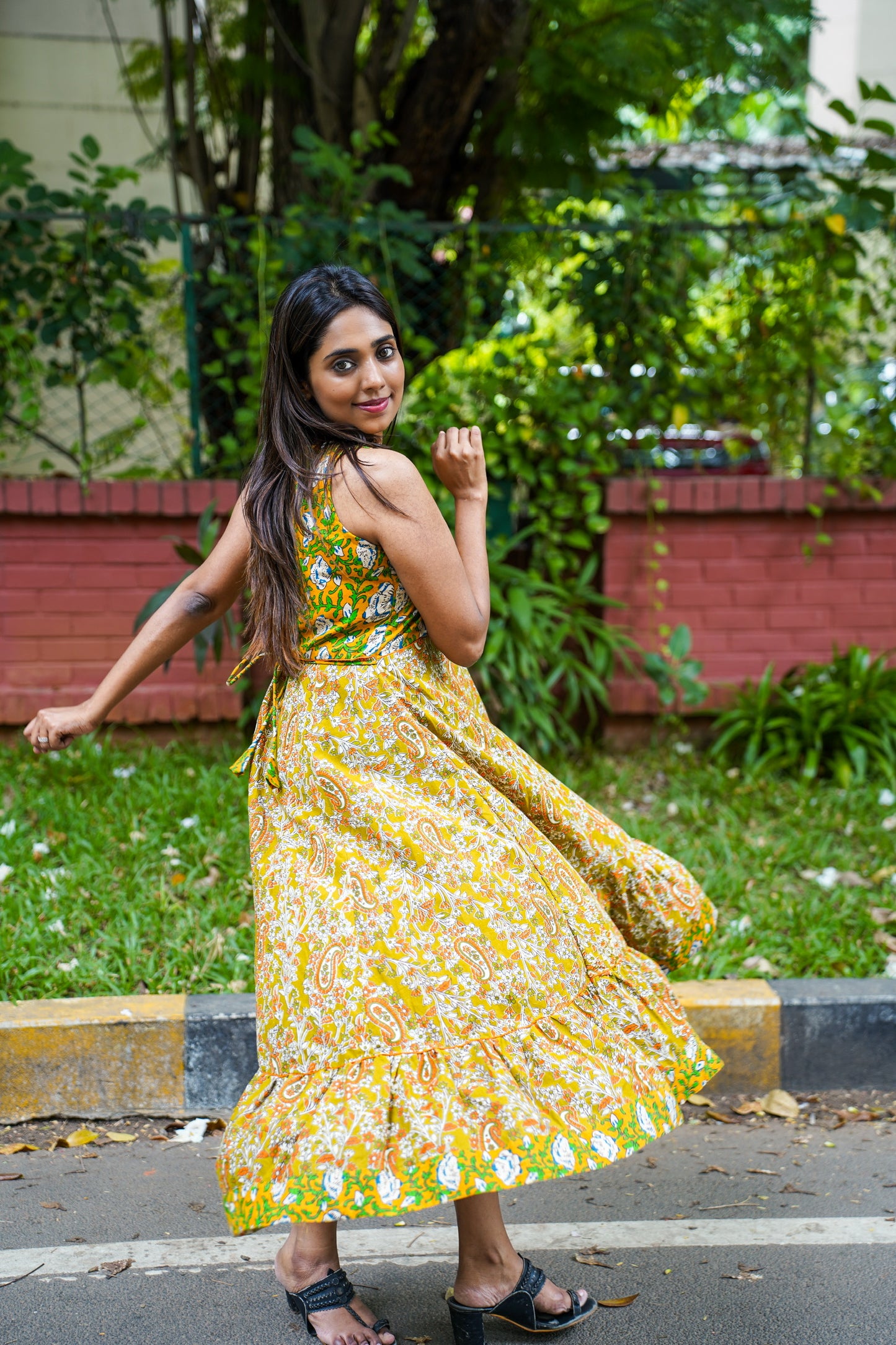 Burano Fusion Dress with florals