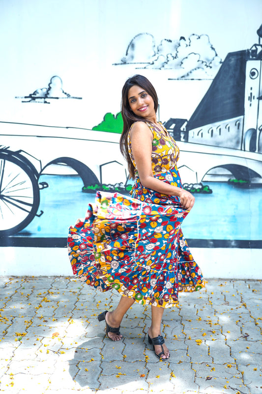 Burano Fusion Dress with florals