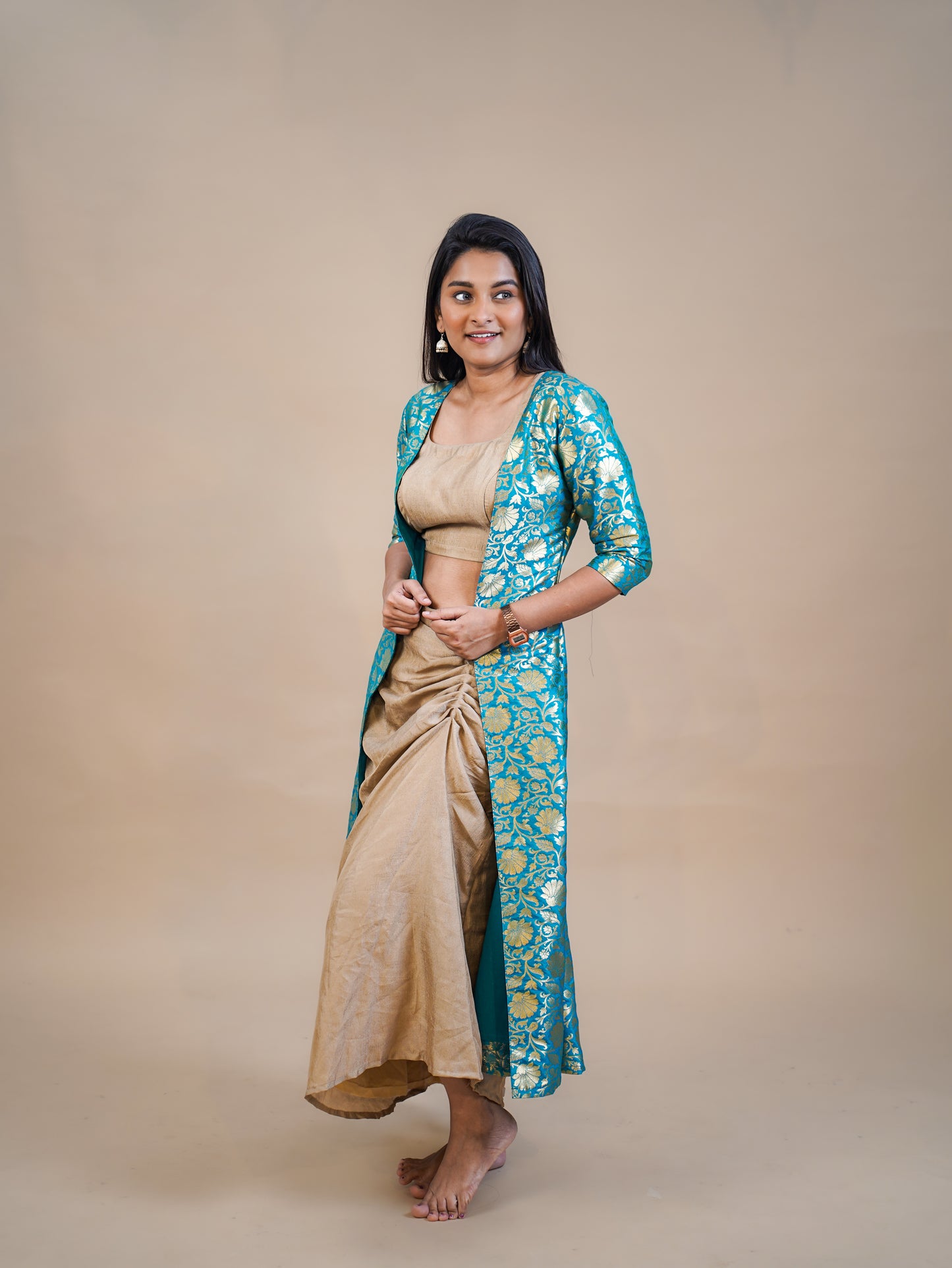 Silk Road Skirt Set and Jacket - II