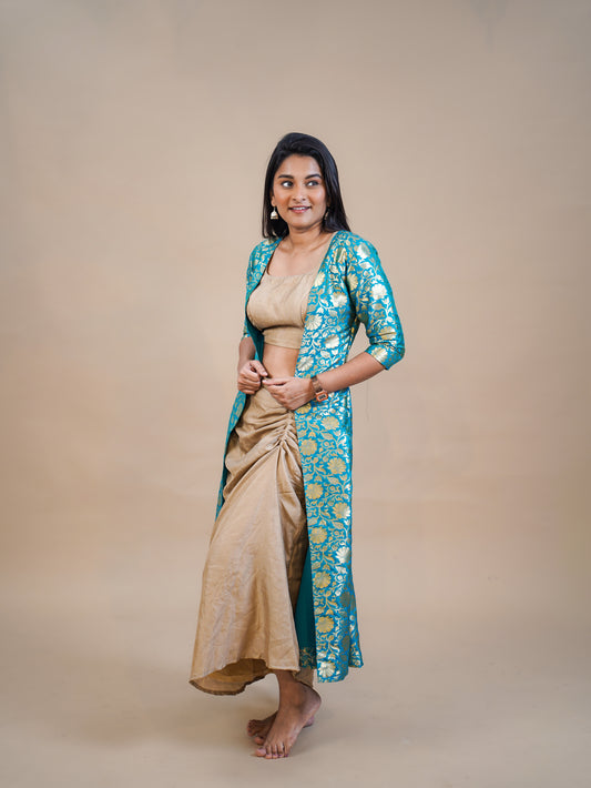 Silk Road Skirt Set and Jacket - II