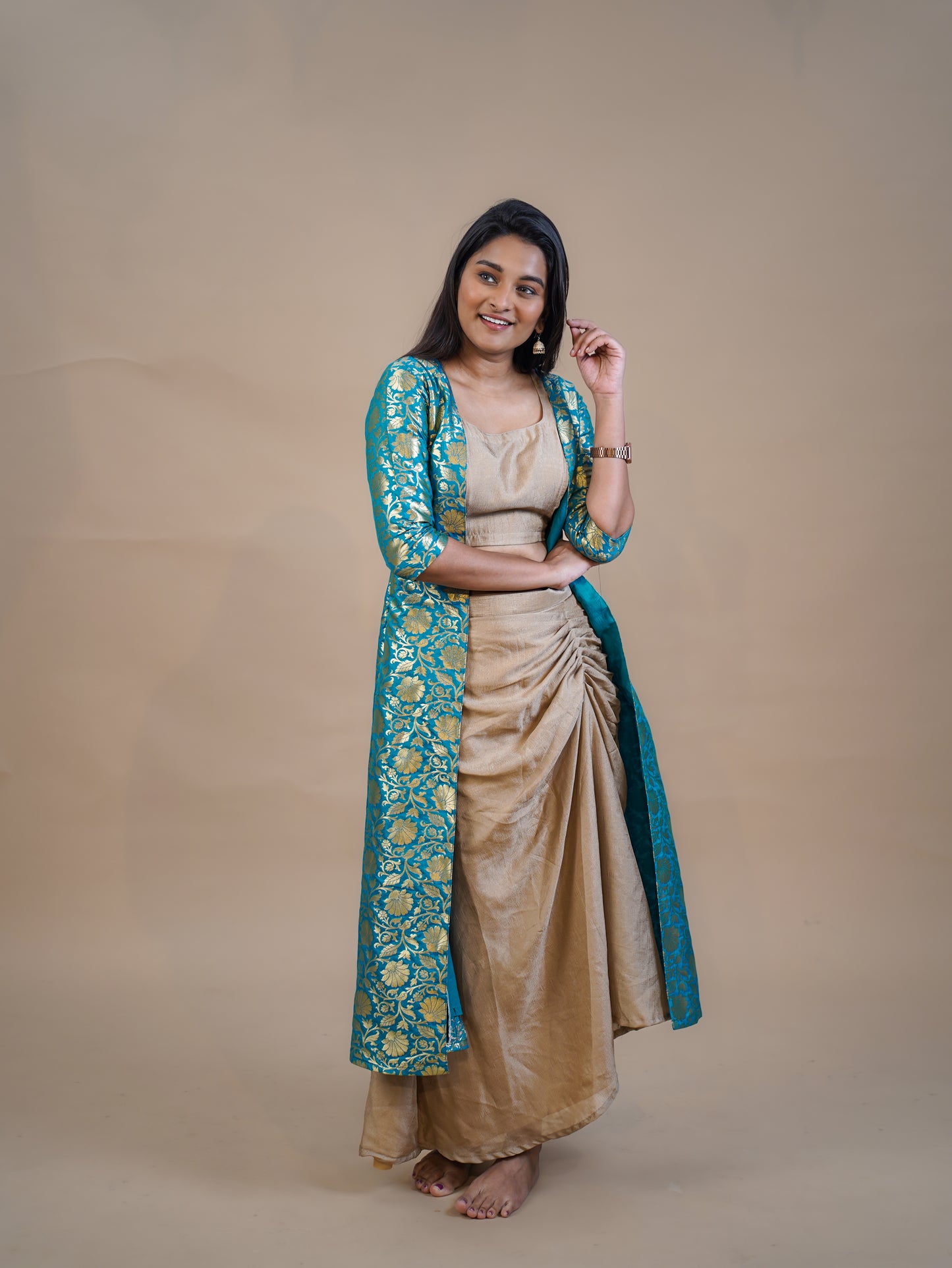 Silk Road Skirt Set and Jacket - II