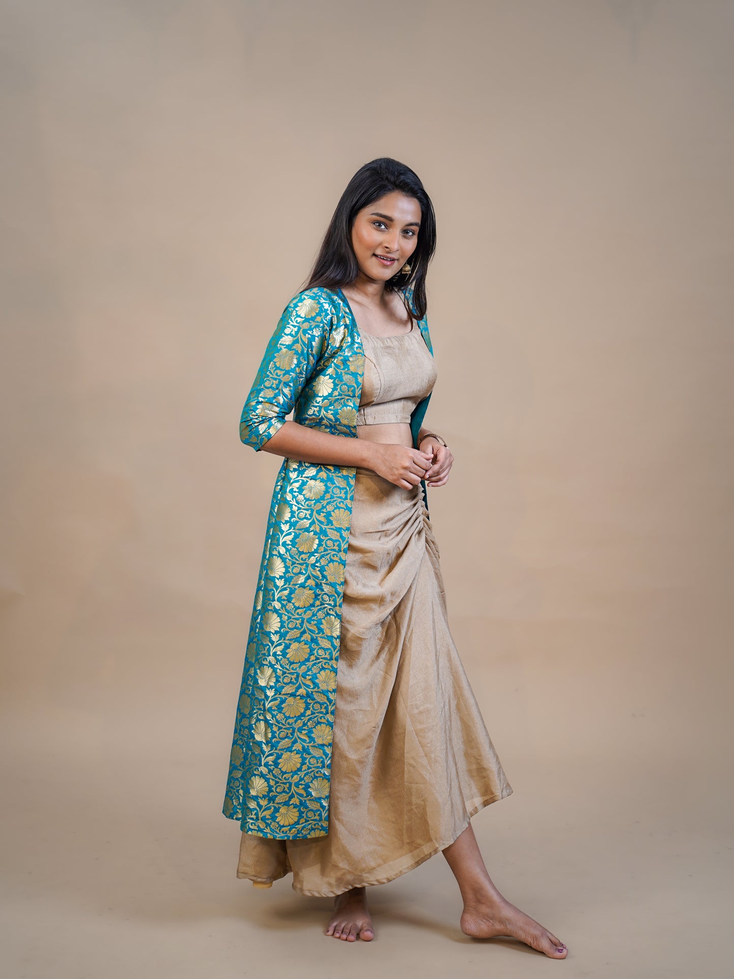 Silk Road Skirt Set and Jacket - II