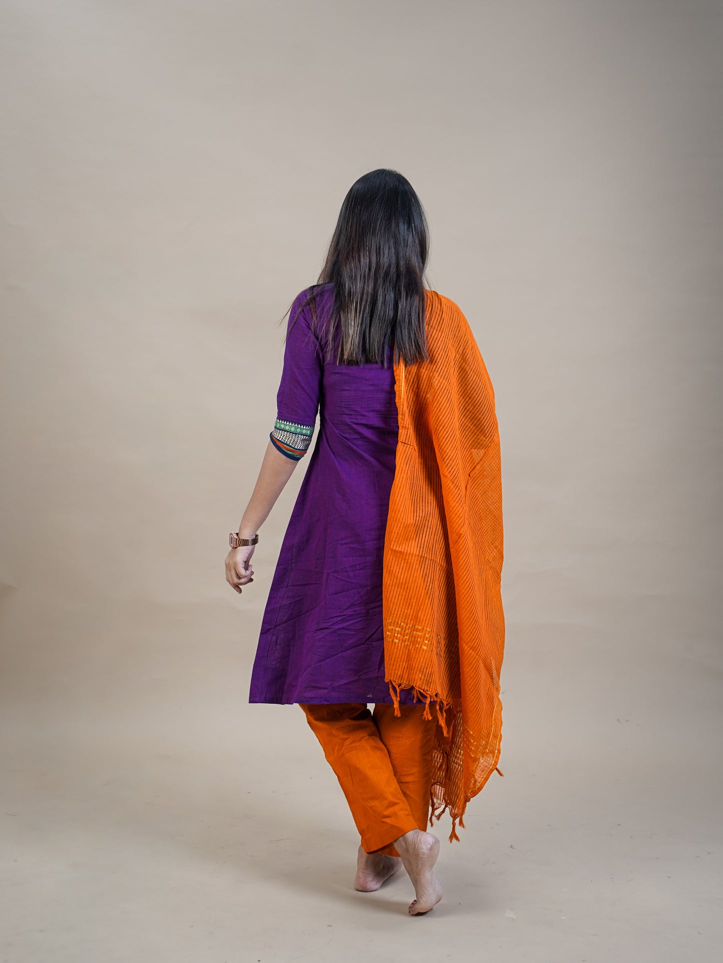 Mangalagiri Kurta Set with Dupatta