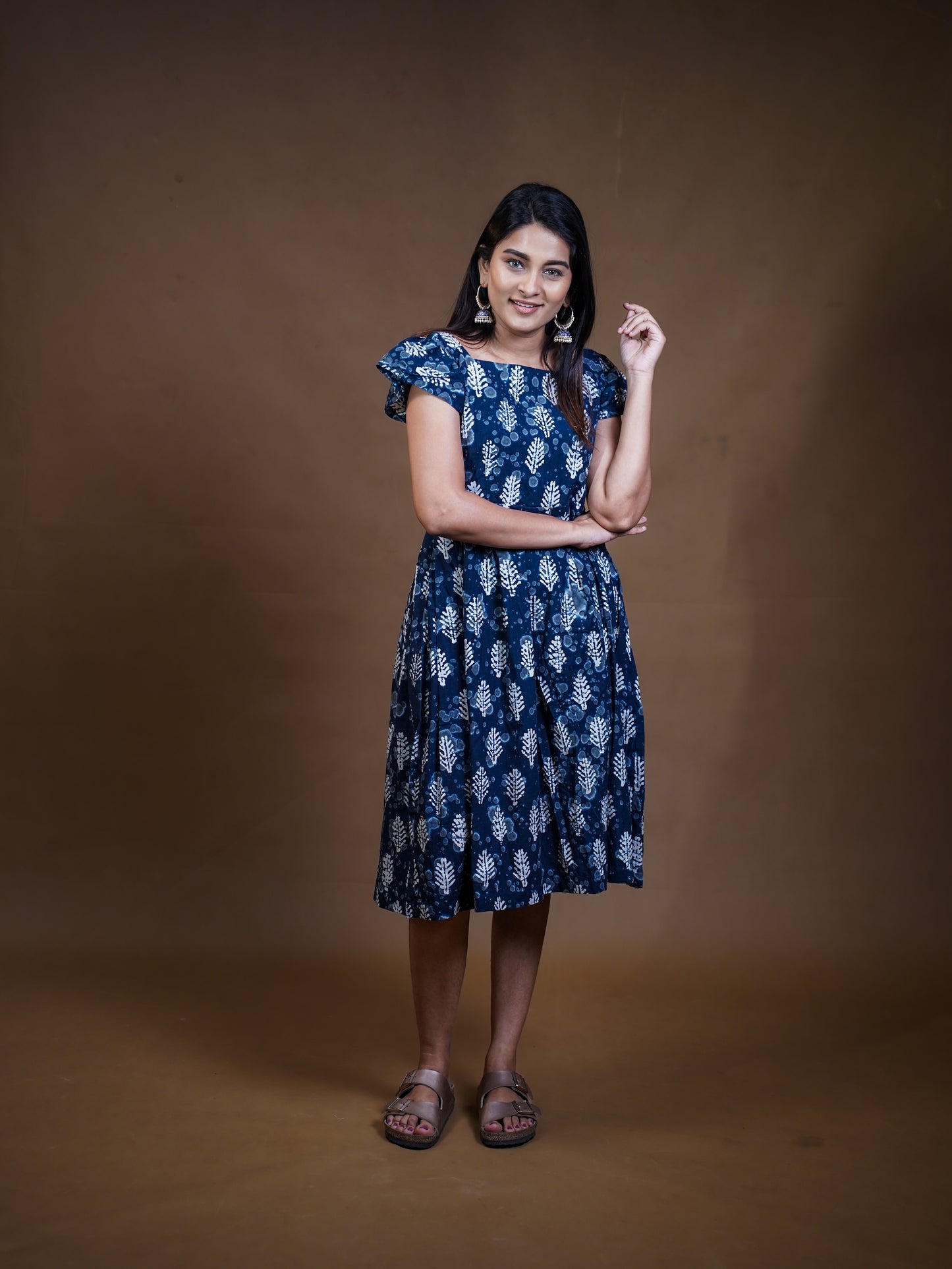 French Rivera Indigo mini dress