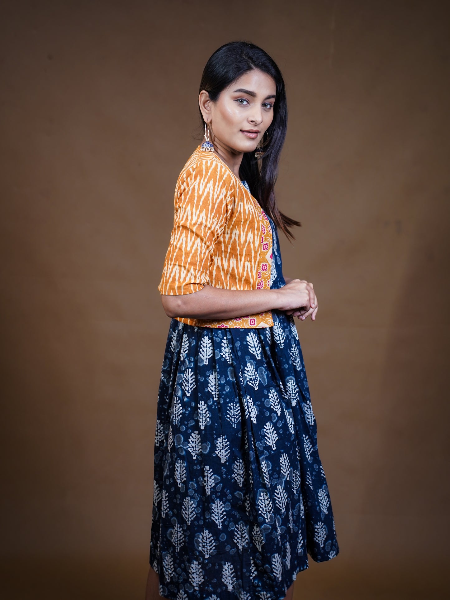 French Rivera Indigo mini dress