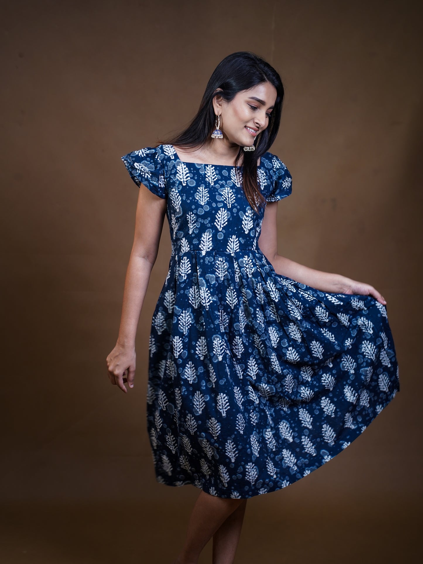 French Rivera Indigo mini dress