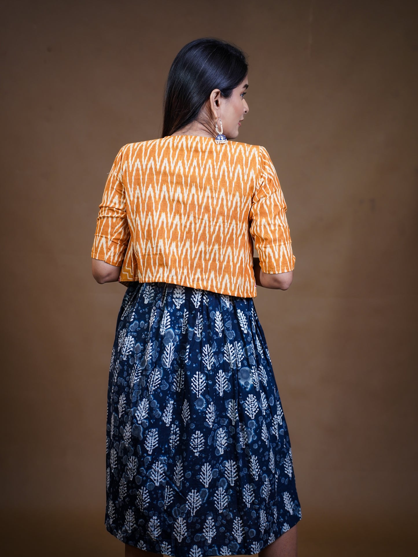 French Rivera Indigo mini dress