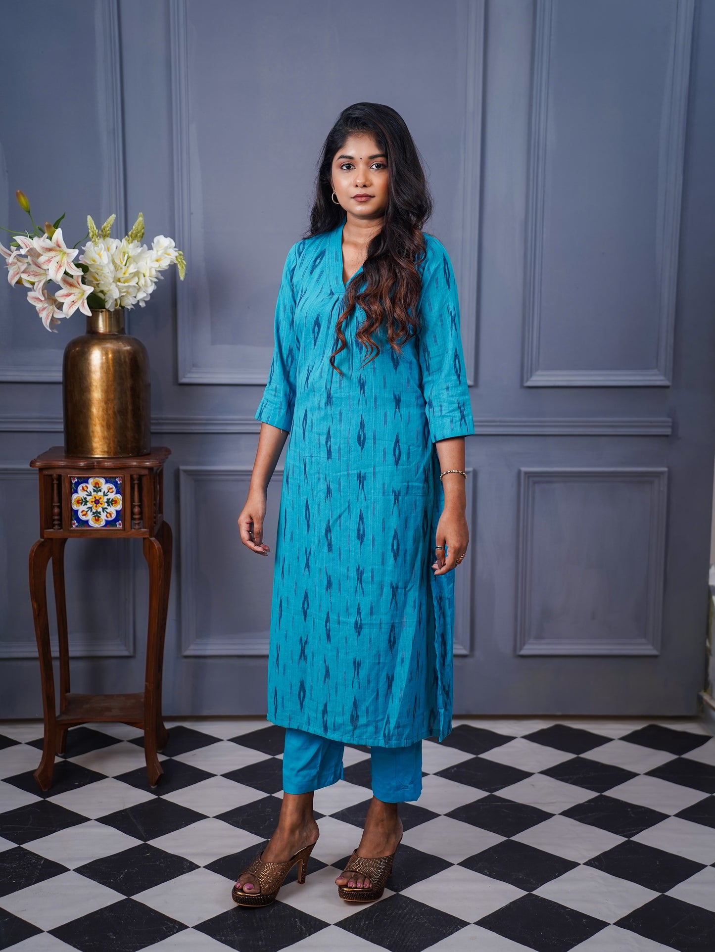 Incredible India Ikkat Coord Suit