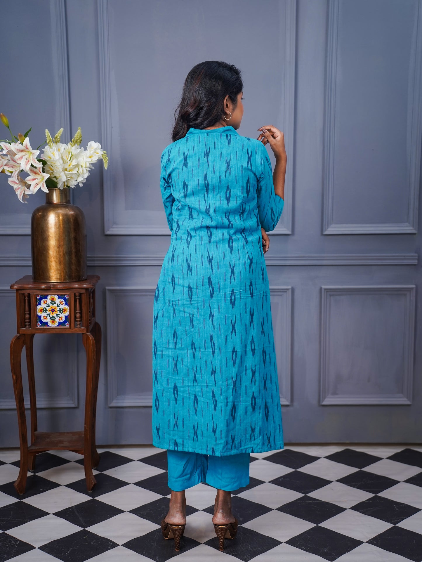 Incredible India Ikkat Coord Suit