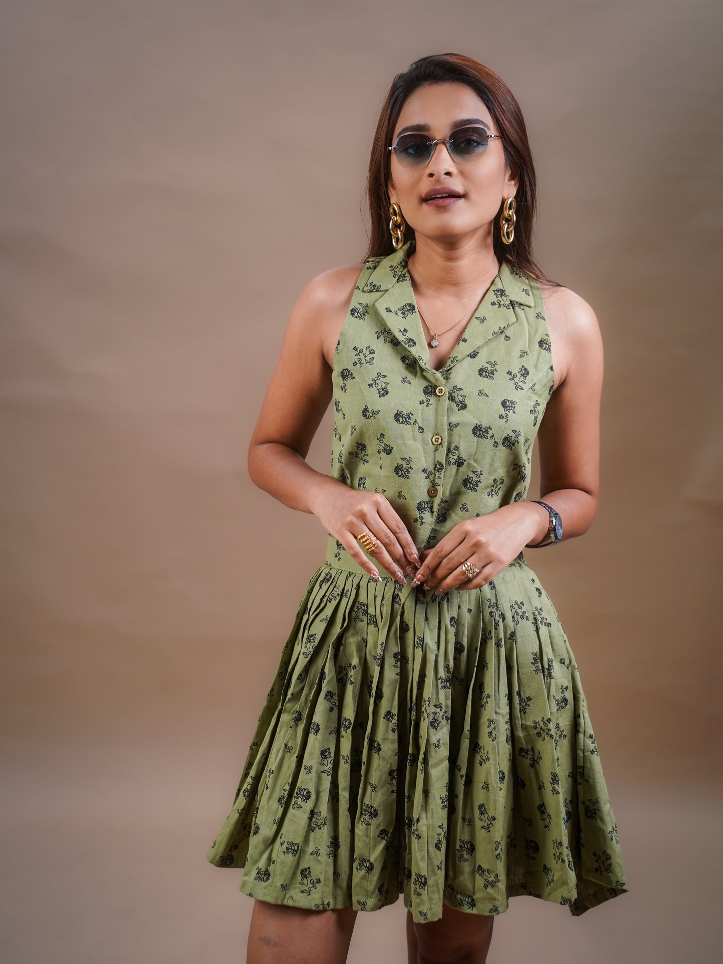 Schottish Vest Top and Pleated Skirt