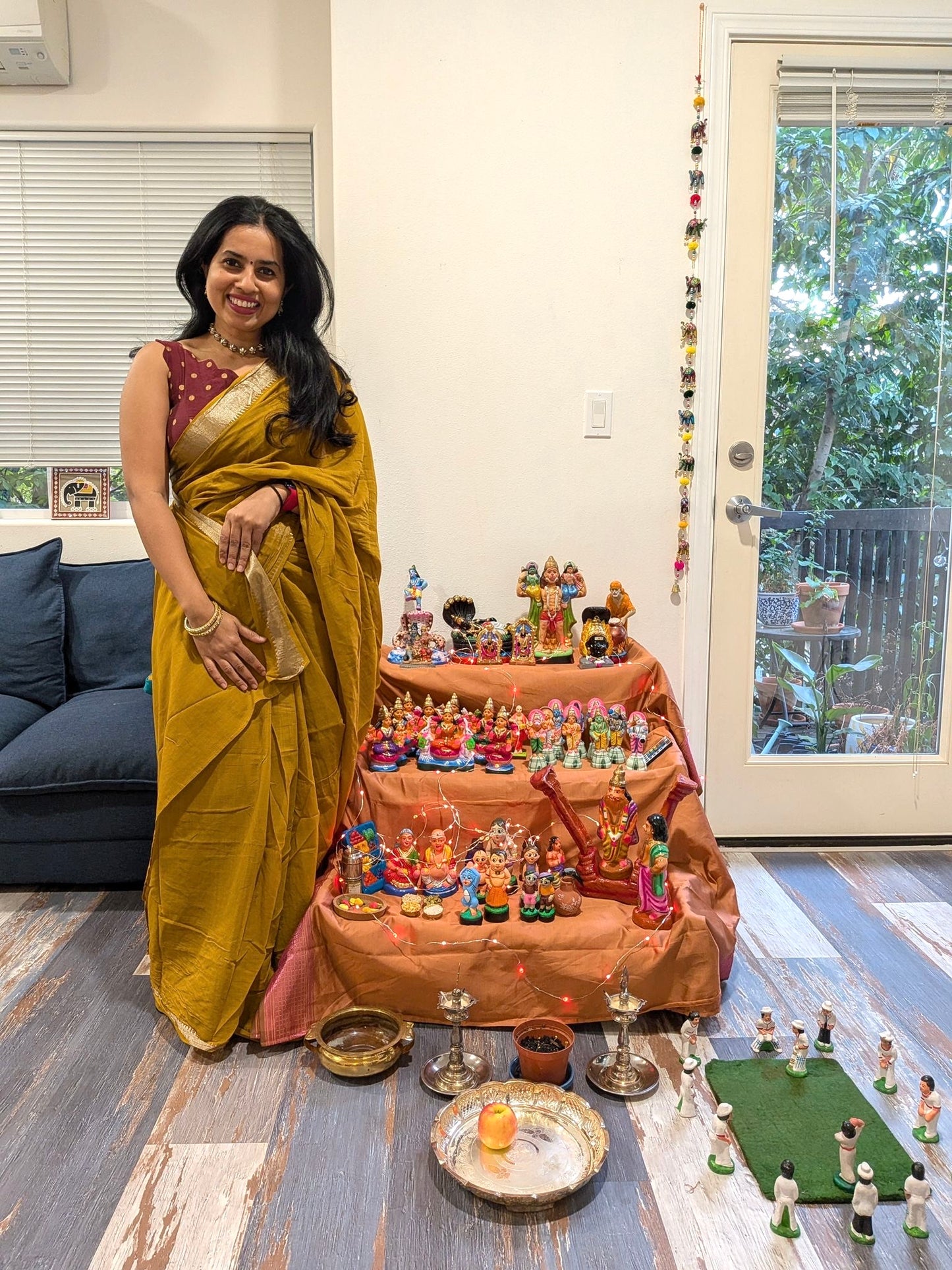 Mangalagiri Handloom Zari Cotton Saree