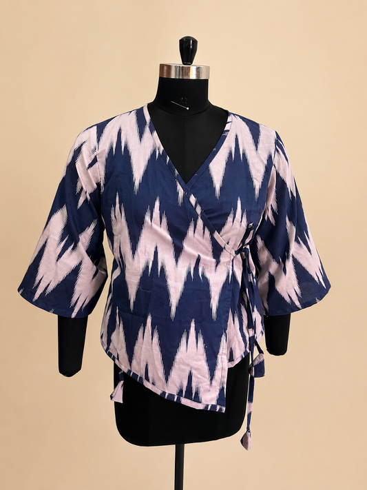 Wrap Around Top - Ikkat