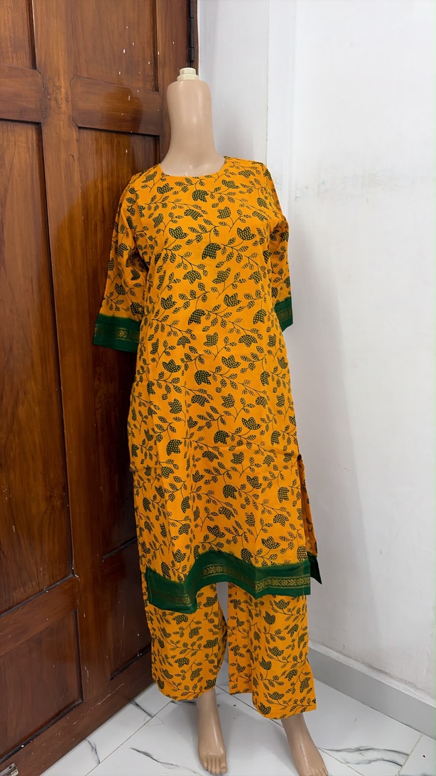 Madurai Sungudi Coords with sleeves