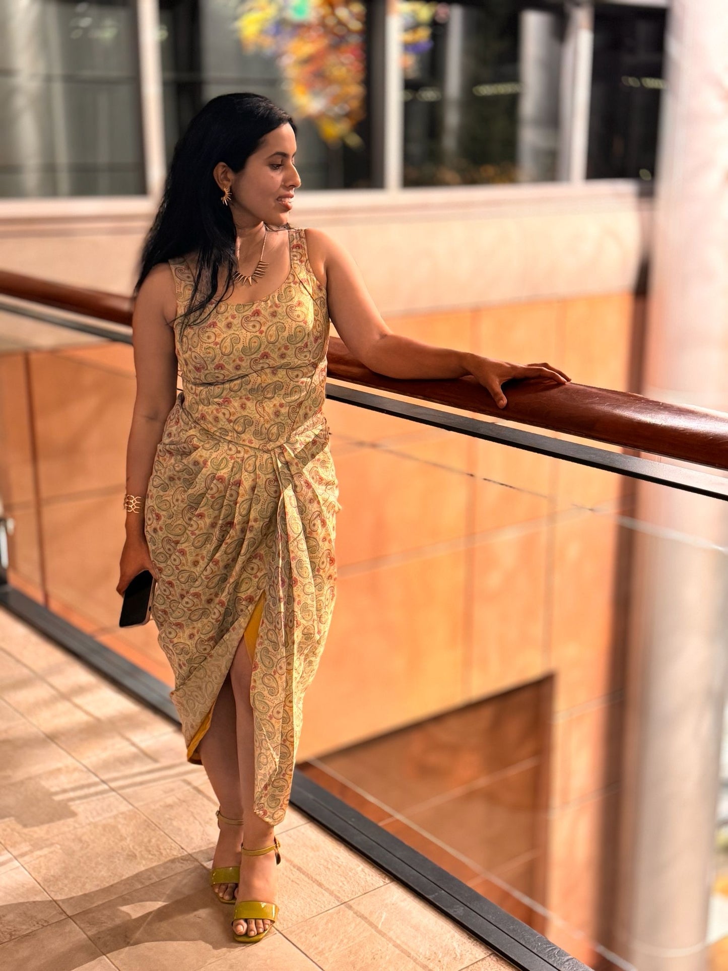 Parisian Paisley Corset and draped skirt Coords