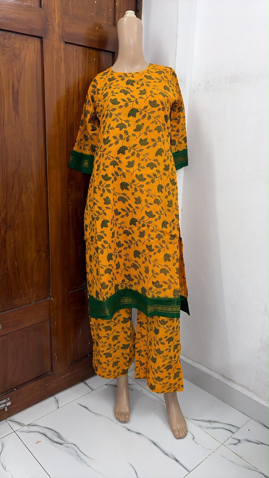 Madurai Sungudi Coords with sleeves