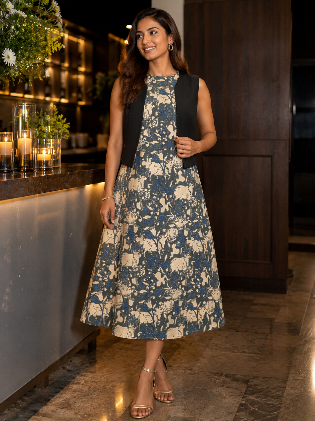 Incredible India Kalamkari Halter Neck Top