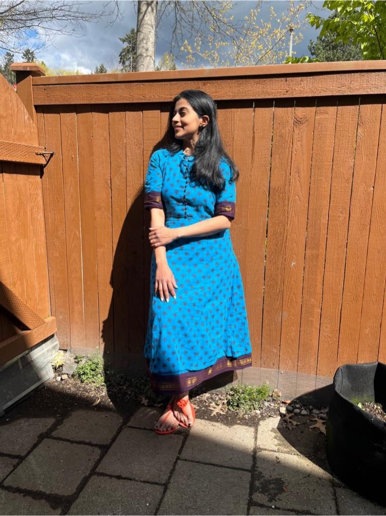 Chettinadu Sungudi Midi Dress