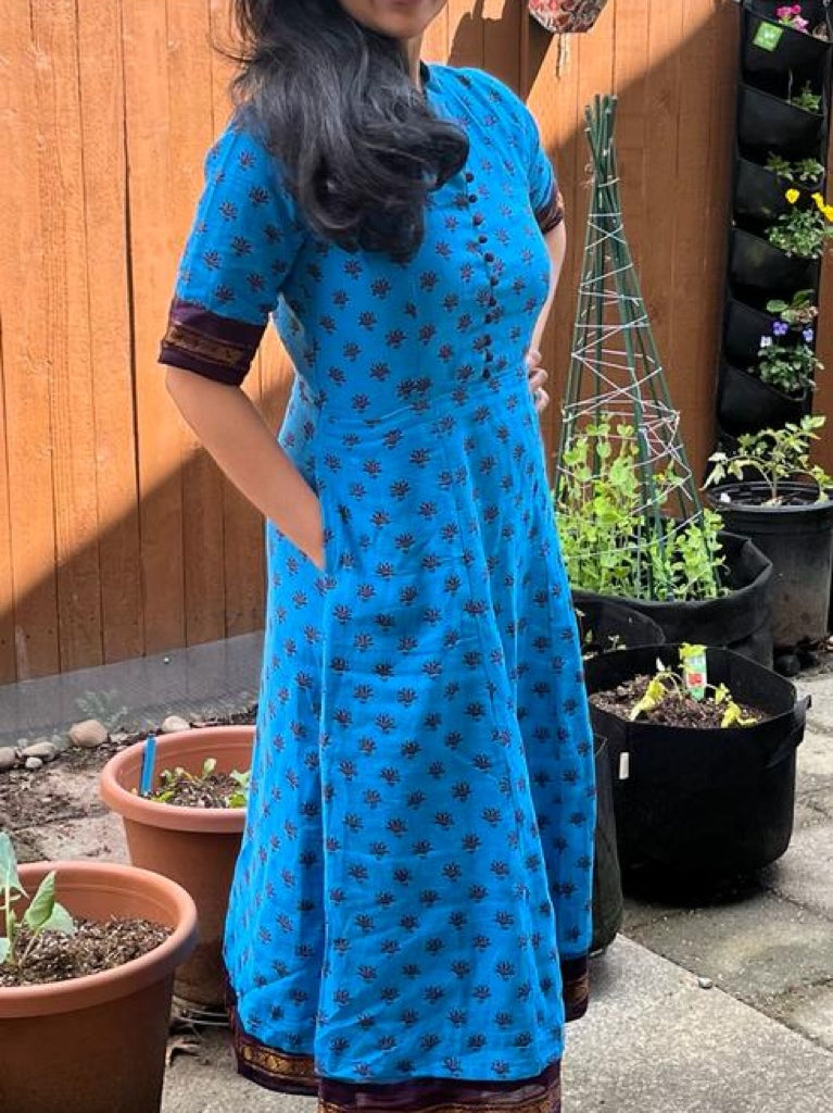 Chettinadu Sungudi Midi Dress