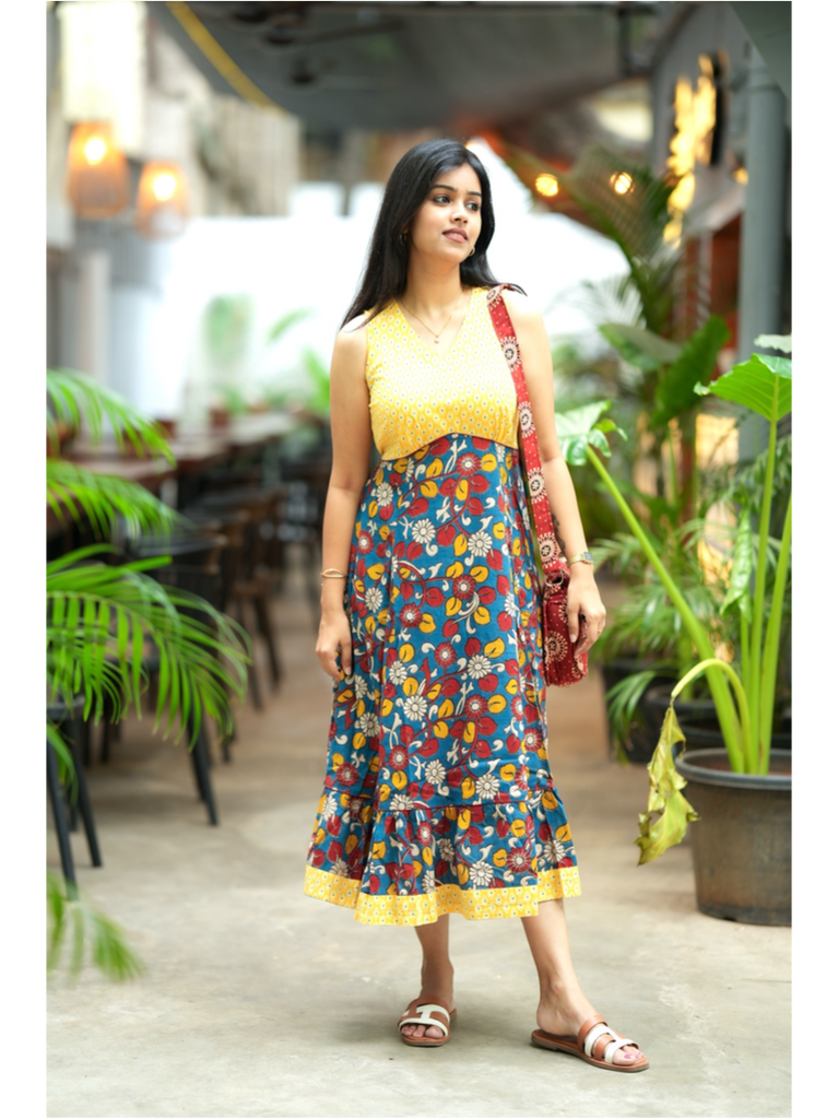 Burano Fusion Dress with designs