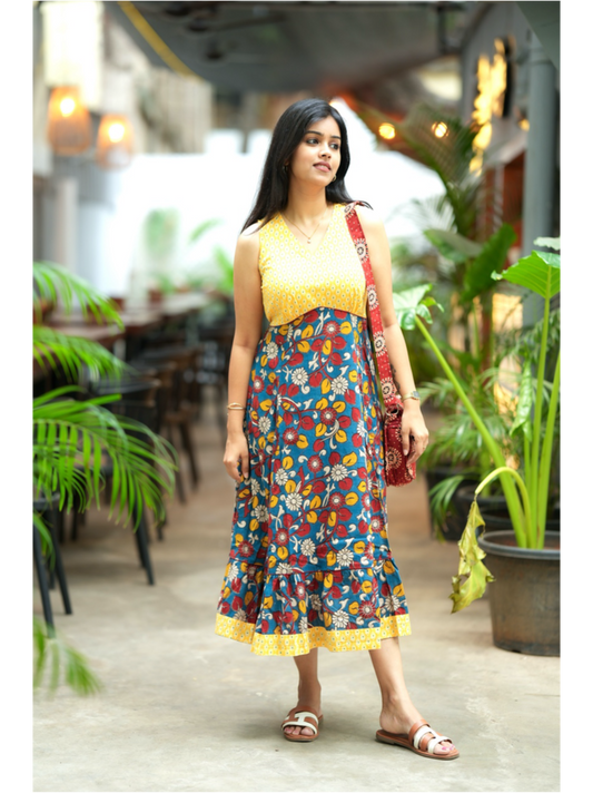 Burano Fusion Dress with designs