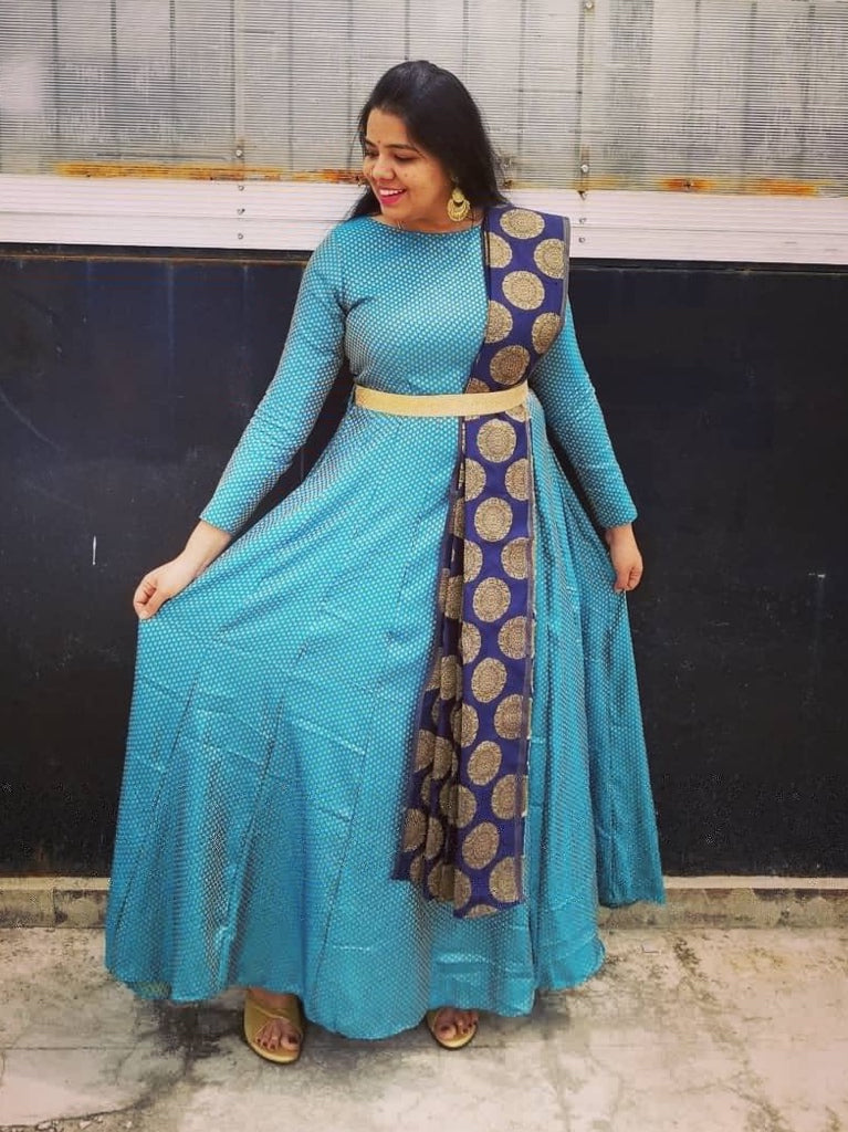 Banarazi Belt Maxi Dress