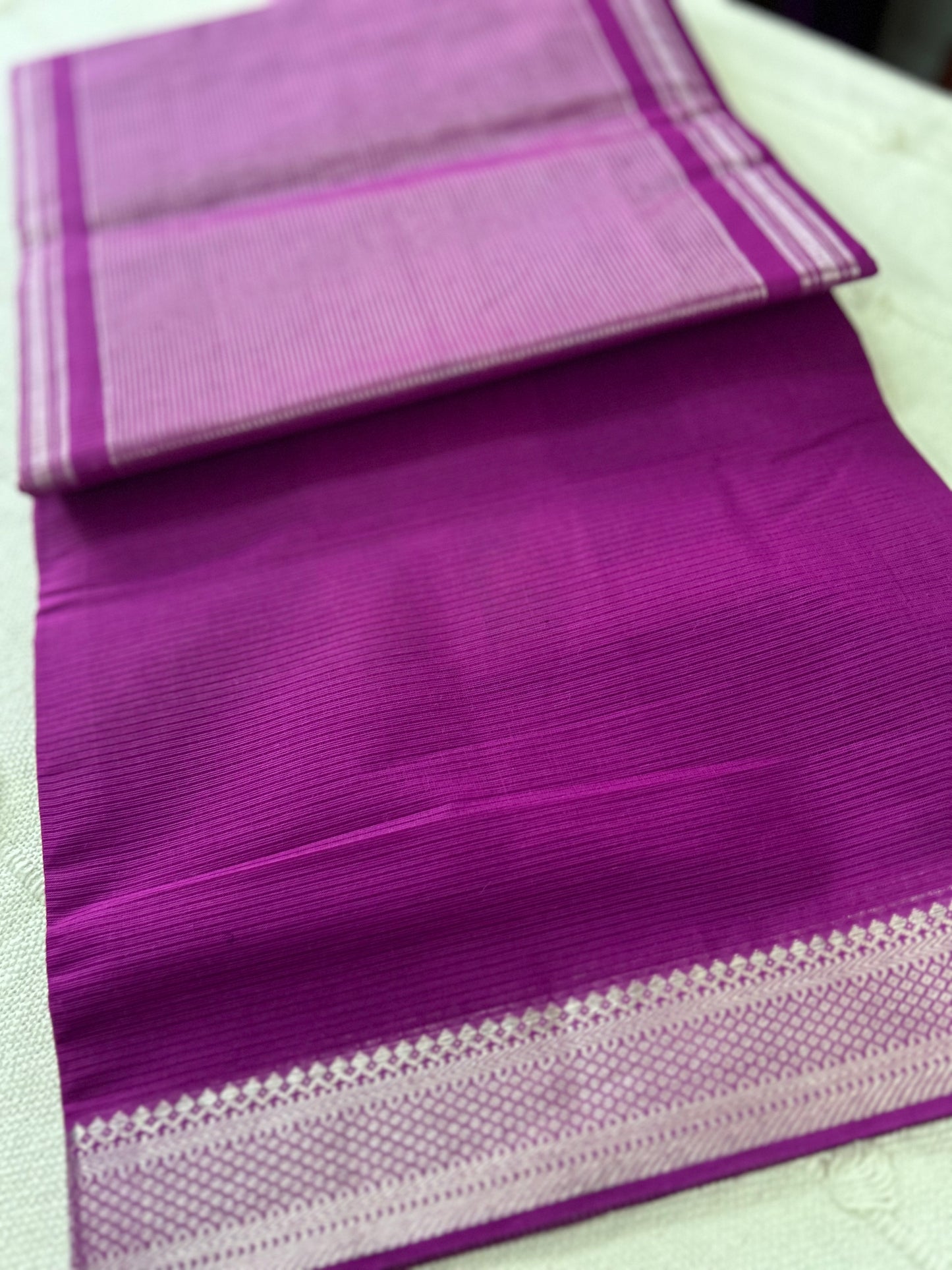Mangalagiri Handloom Zari Cotton Saree