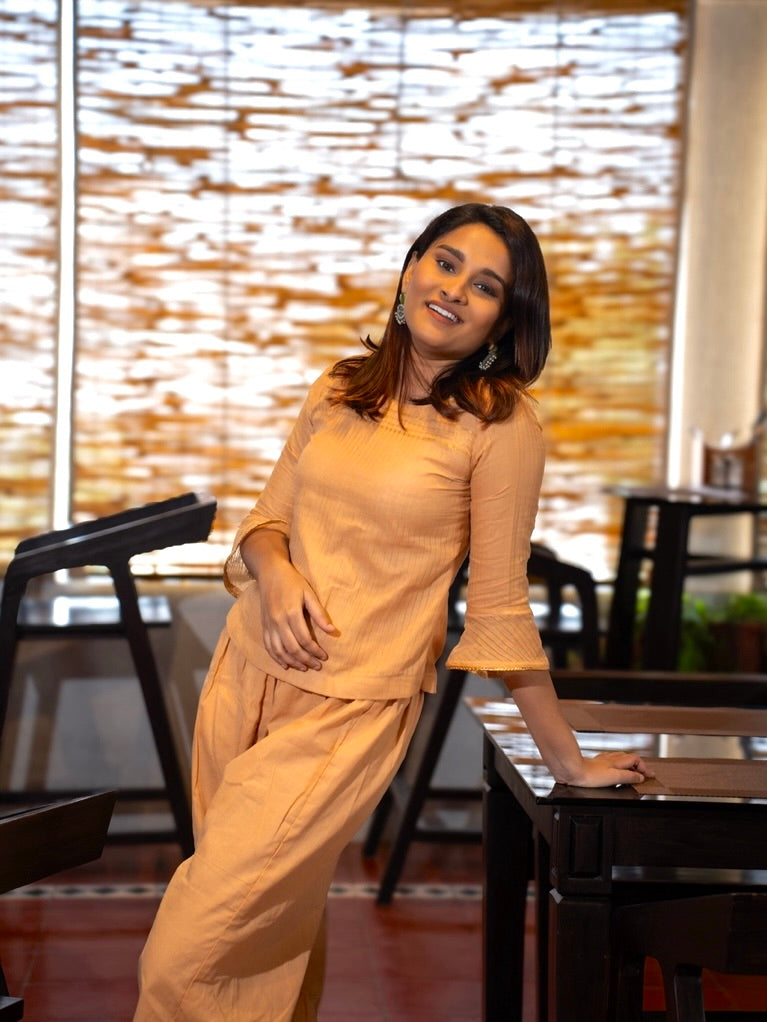 South Cotton Coords Set - Beige