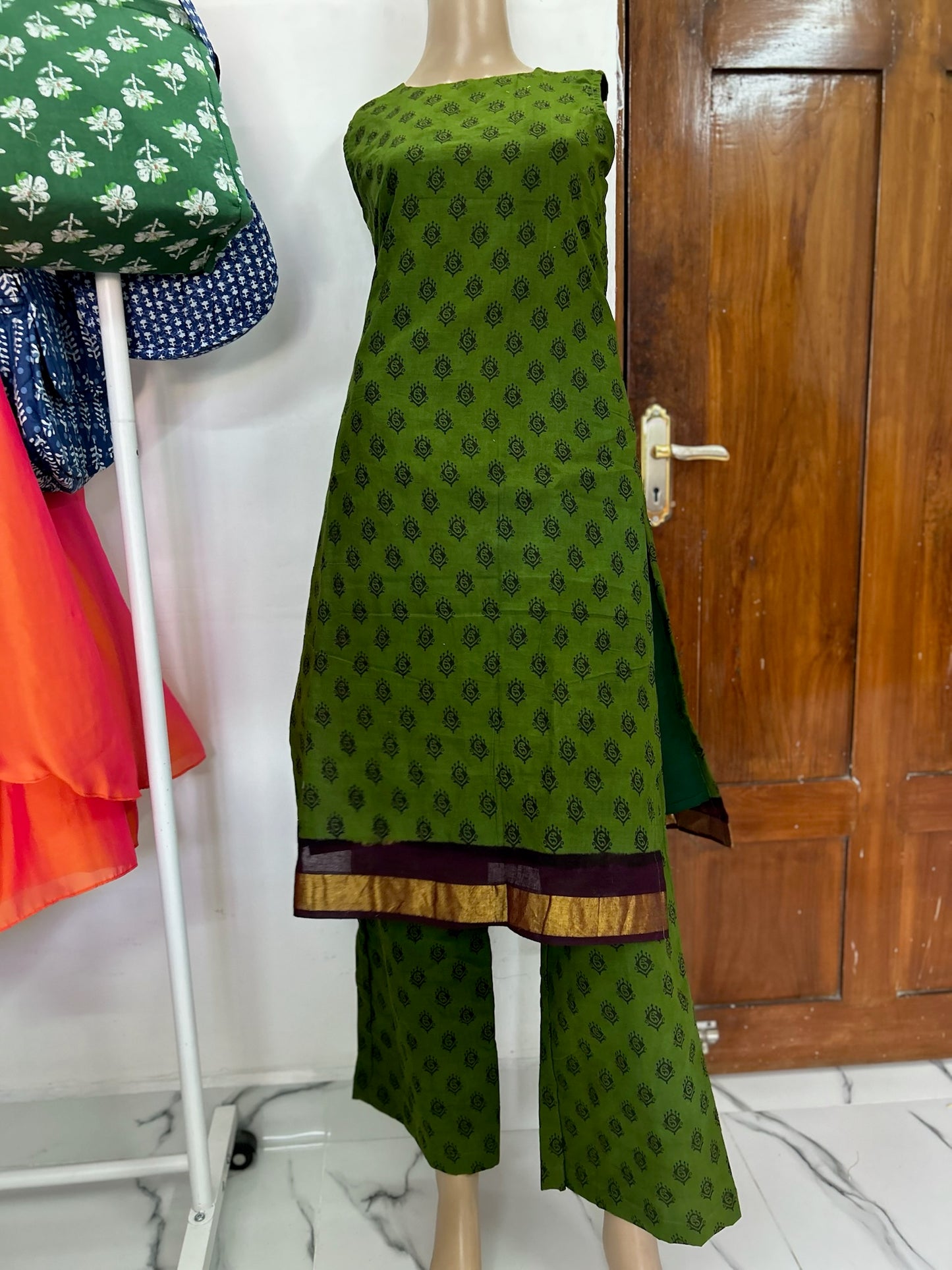 Madurai Sungudi Coords Set
