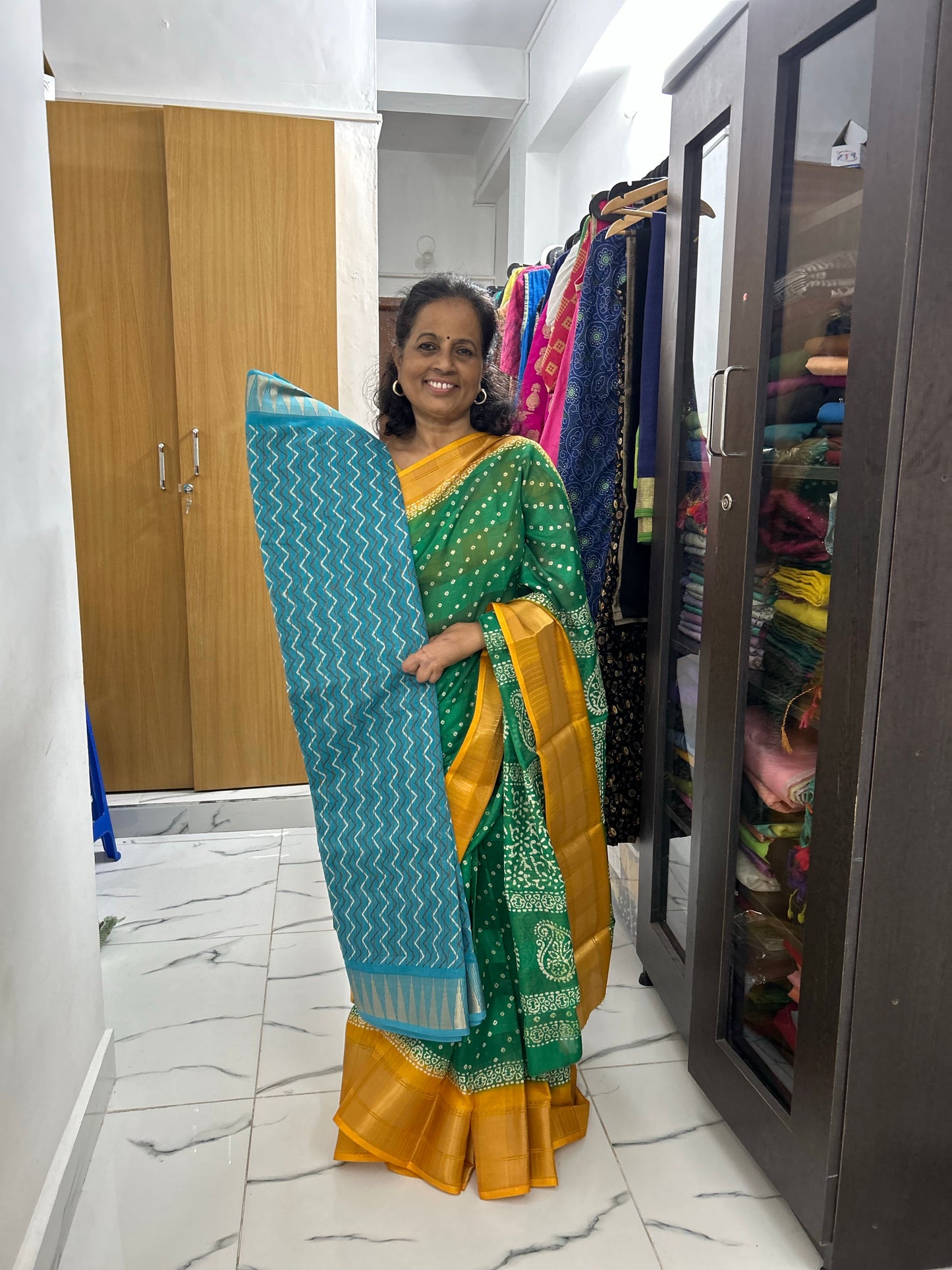 Padmavathi Bhandhani Inspired Chiffon Saree