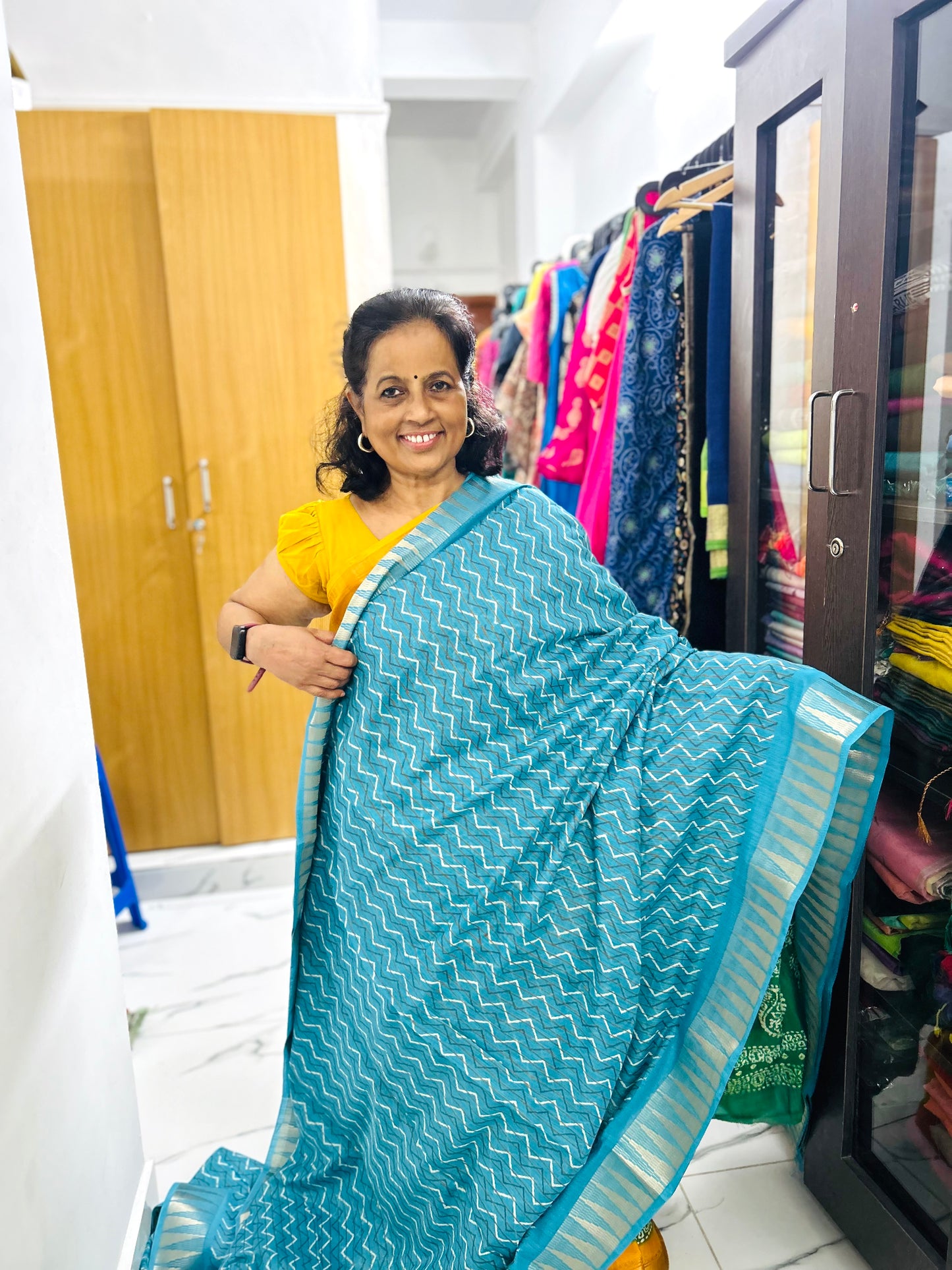 Padmavathi Bhandhani Inspired Chiffon Saree