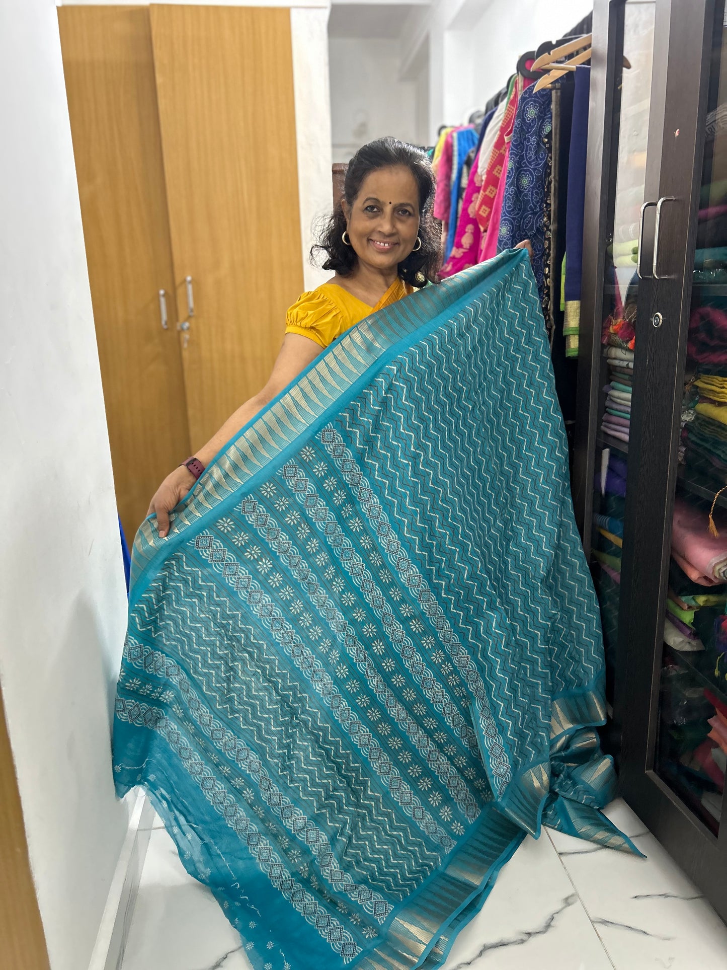 Padmavathi Bhandhani Inspired Chiffon Saree