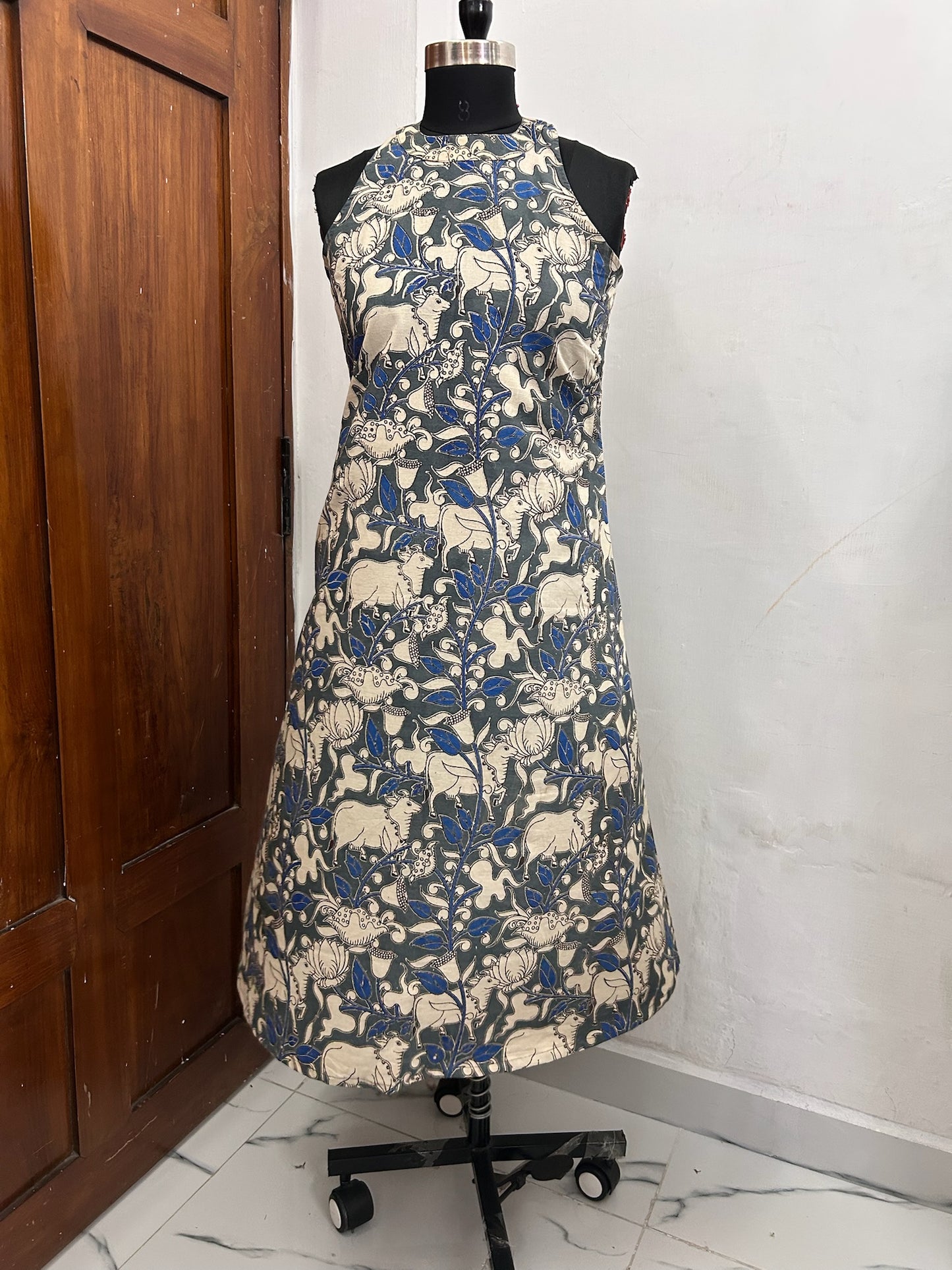 Incredible India Kalamkari Halter Neck Top