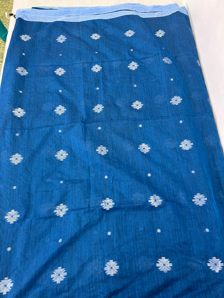 Amrutha Soft Cotton Saree - Blue