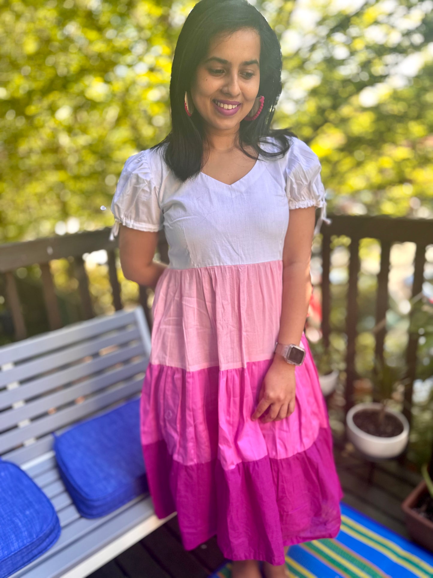 Color Block Midi Dress Part - II