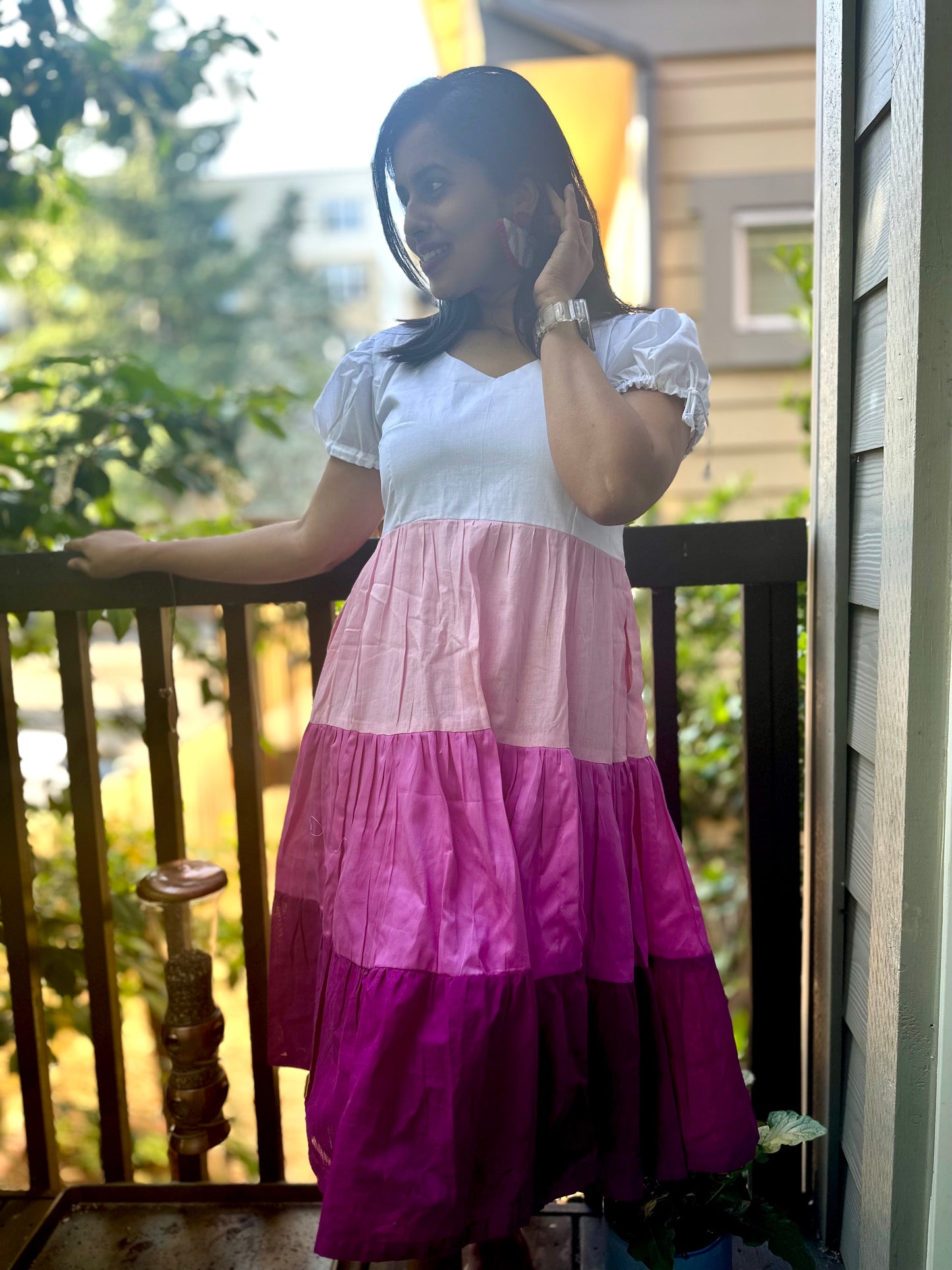 Color Block Midi Dress Part - II