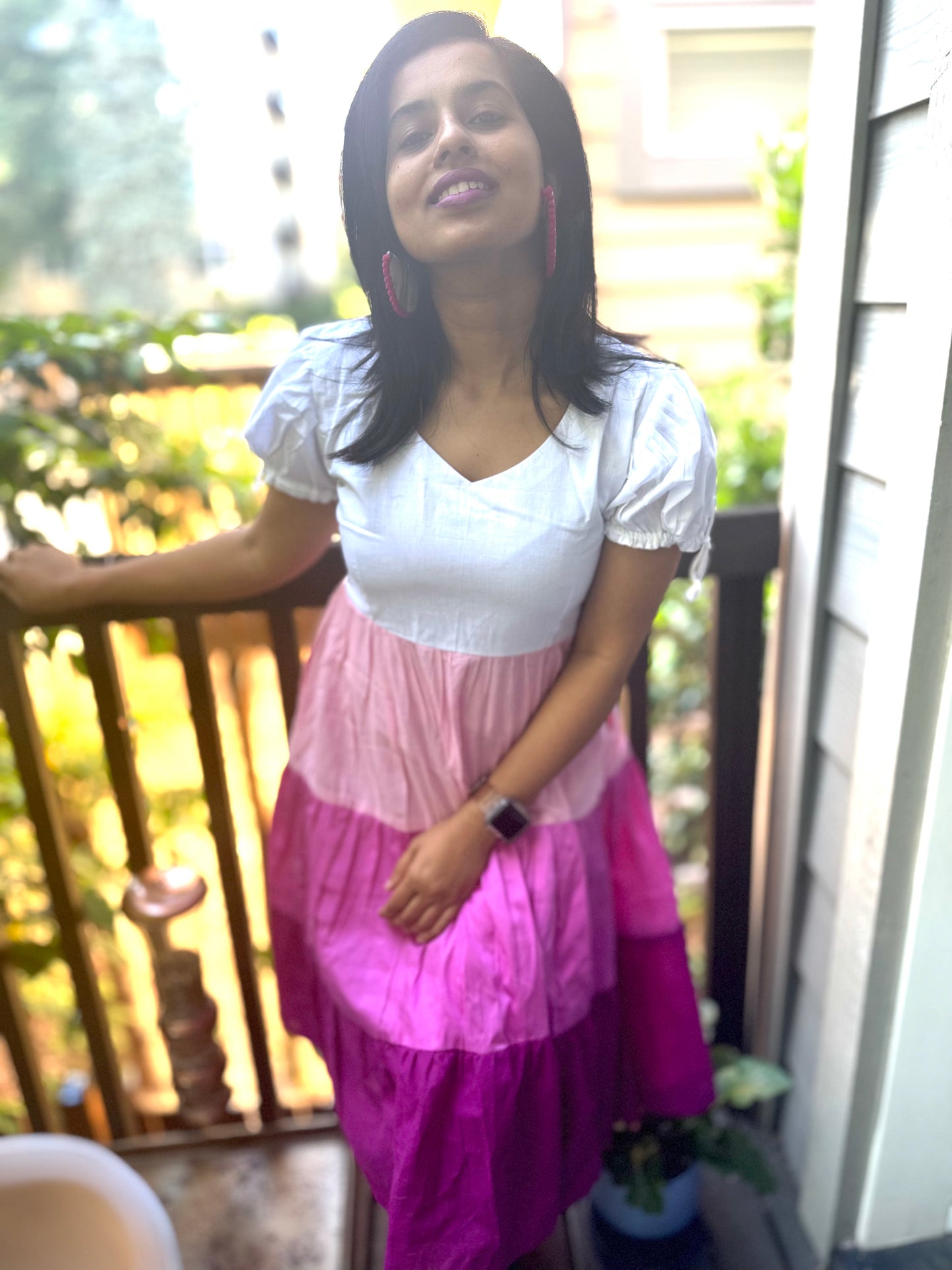 Color Block Midi Dress Part - II