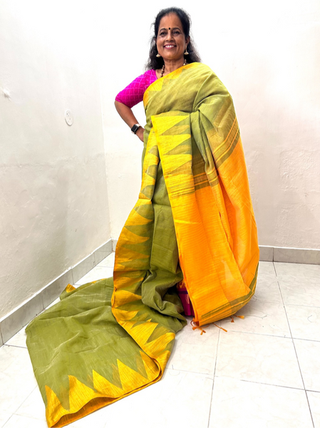 Amrutha Khadi Silk Woven Saree