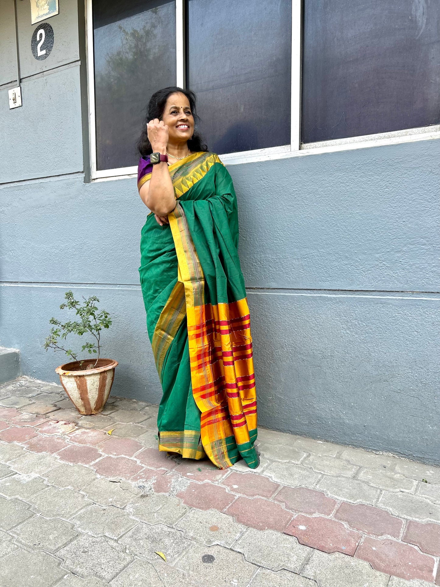 Isha Ilkal Cotton Saree
