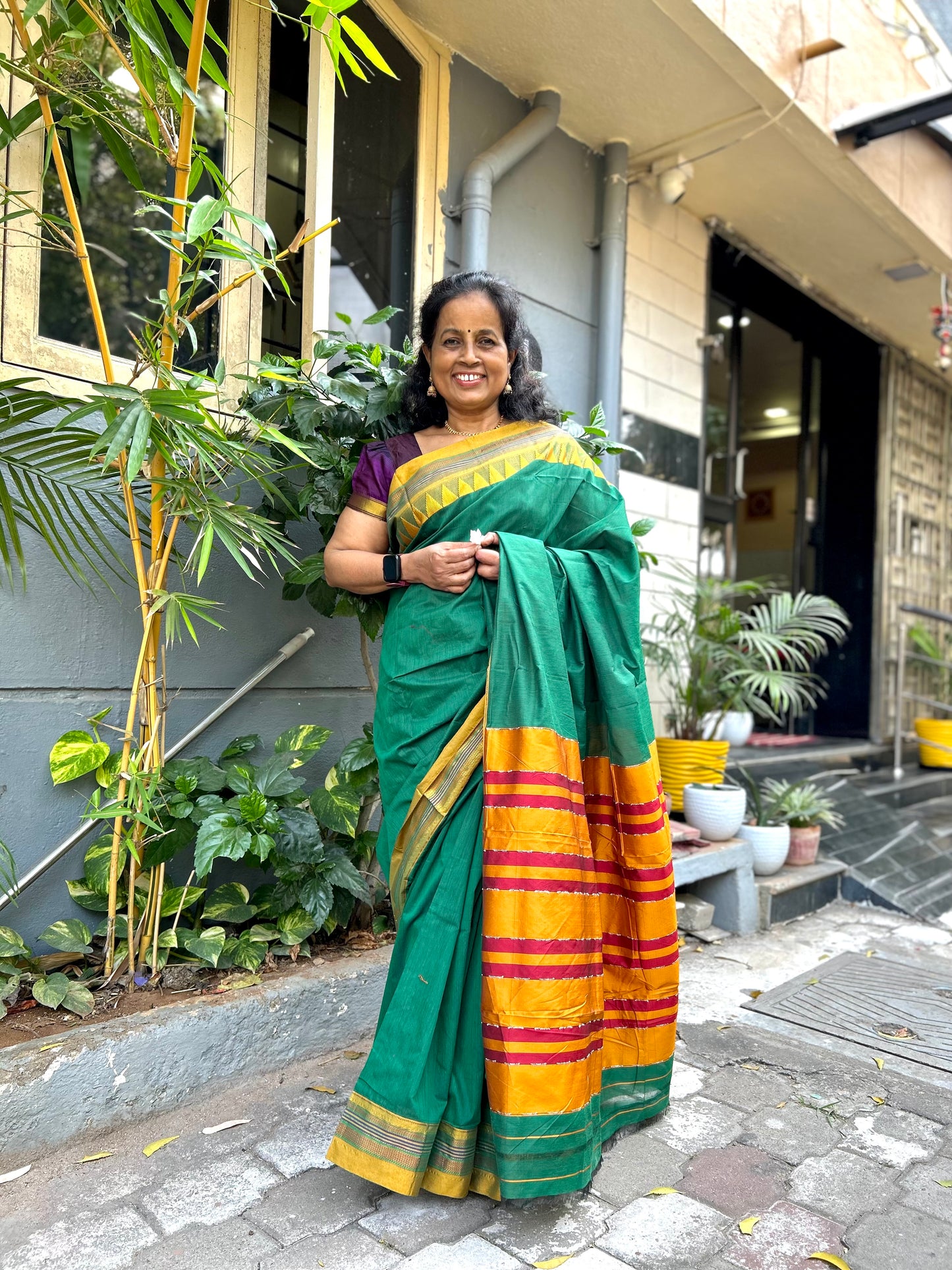 Isha Ilkal Cotton Saree